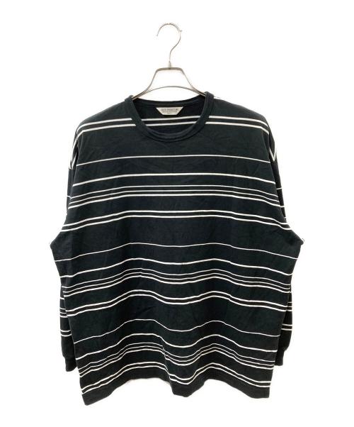 COOTIE PRODUCTIONS（クーティープロダクツ）COOTIE PRODUCTIONS (クーティープロダクツ) ボーダーロンT ブラック×ホワイト サイズ:Sの古着・服飾アイテム