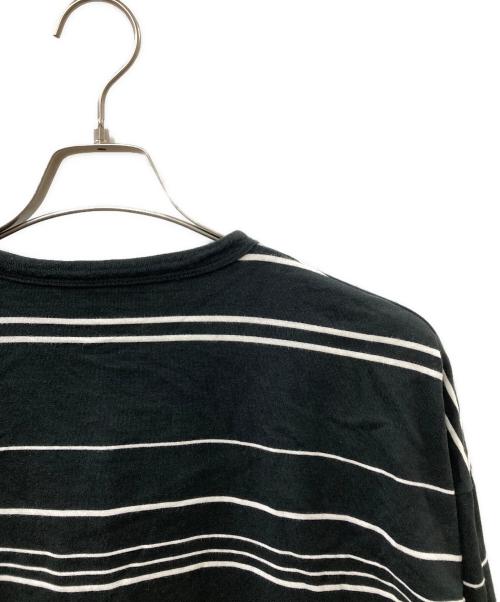 COOTIE PRODUCTIONS（クーティープロダクツ）COOTIE PRODUCTIONS (クーティープロダクツ) ボーダーロンT ブラック×ホワイト サイズ:Sの古着・服飾アイテム