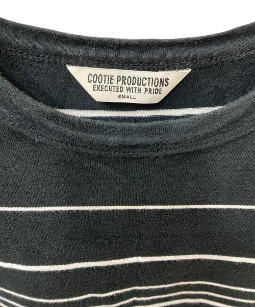 COOTIE PRODUCTIONS（クーティープロダクツ）COOTIE PRODUCTIONS (クーティープロダクツ) ボーダーロンT ブラック×ホワイト サイズ:Sの古着・服飾アイテム