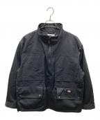 Diaspora Skateboards×Dickiesディアスポラスケートボードズ×ディッキーズ）の古着「別注 Hunting Jacket」｜ブラック