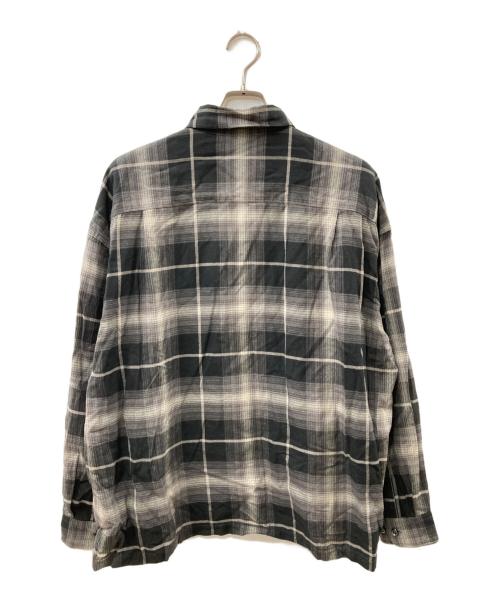 COOTIE PRODUCTIONS（クーティープロダクツ）COOTIE PRODUCTIONS (クーティープロダクツ) R/C OMBRE CHECK L/S SHIRT ブラック×グレー サイズ:Ｓの古着・服飾アイテム