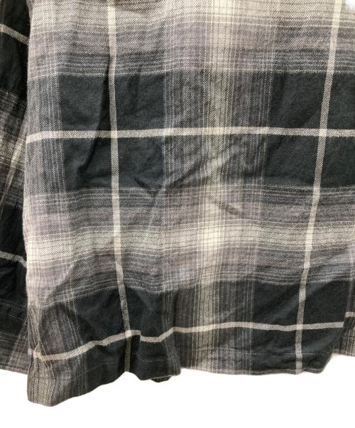 COOTIE PRODUCTIONS（クーティープロダクツ）COOTIE PRODUCTIONS (クーティープロダクツ) R/C OMBRE CHECK L/S SHIRT ブラック×グレー サイズ:Ｓの古着・服飾アイテム