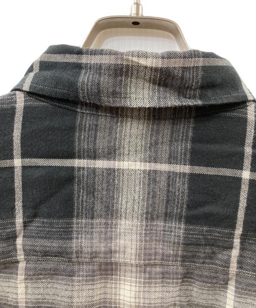 COOTIE PRODUCTIONS（クーティープロダクツ）COOTIE PRODUCTIONS (クーティープロダクツ) R/C OMBRE CHECK L/S SHIRT ブラック×グレー サイズ:Ｓの古着・服飾アイテム