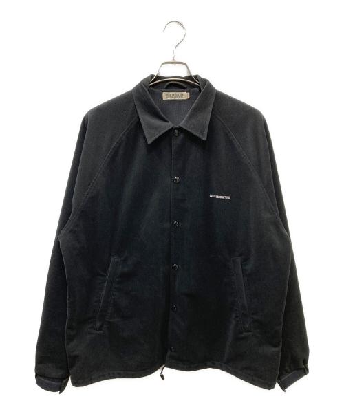 COOTIE PRODUCTIONS（クーティープロダクツ）COOTIE PRODUCTIONS (クーティープロダクツ) Polyester Corduroy Coach Jacket ブラック サイズ:Mの古着・服飾アイテム