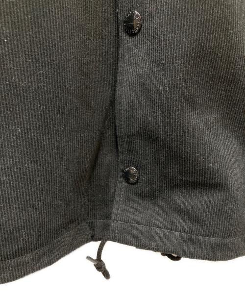 COOTIE PRODUCTIONS（クーティープロダクツ）COOTIE PRODUCTIONS (クーティープロダクツ) Polyester Corduroy Coach Jacket ブラック サイズ:Mの古着・服飾アイテム