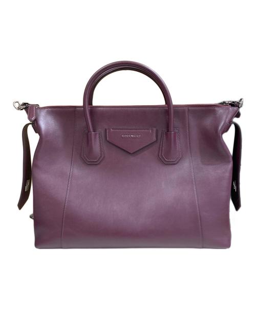 GIVENCHY（ジバンシィ）GIVENCHY (ジバンシィ) ANTIGONA SOFT 2WAYショルダーバッグ ボルドーの古着・服飾アイテム