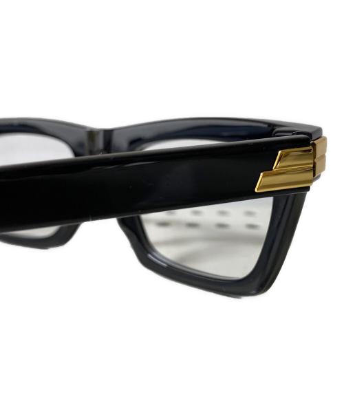 BOTTEGA VENETA（ボッテガベネタ）BOTTEGA VENETA (ボッテガベネタ) GLASSES スクエア伊達眼鏡 ブラック サイズ:51□19-140の古着・服飾アイテム