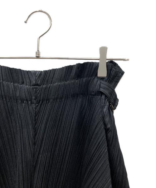 PLEATS PLEASE（プリーツプリーズ）PLEATS PLEASE (プリーツプリーズ) 変形プリーツパンツ ブラック サイズ:SIZE5の古着・服飾アイテム