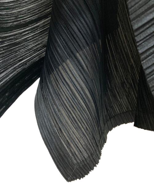 PLEATS PLEASE（プリーツプリーズ）PLEATS PLEASE (プリーツプリーズ) 変形プリーツパンツ ブラック サイズ:SIZE5の古着・服飾アイテム