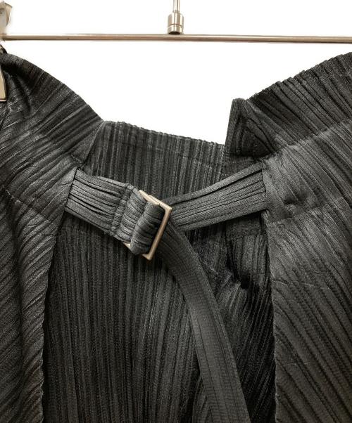 PLEATS PLEASE（プリーツプリーズ）PLEATS PLEASE (プリーツプリーズ) 変形プリーツパンツ ブラック サイズ:SIZE5の古着・服飾アイテム