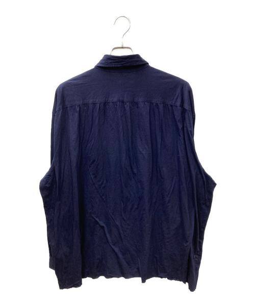 KANEMASA PHIL.（カネマサフィル）KANEMASA PHIL. (カネマサフィル) 46G Modest Shirt ネイビー サイズ:Lの古着・服飾アイテム