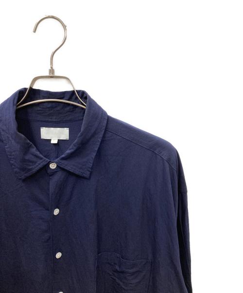 KANEMASA PHIL.（カネマサフィル）KANEMASA PHIL. (カネマサフィル) 46G Modest Shirt ネイビー サイズ:Lの古着・服飾アイテム