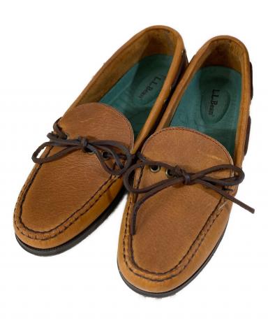 90sエルエルビーンLLBEANブラウンレザーモカシンデッキシューズ茶色革靴古着 中古・古着通販】L.L.Bean (エルエルビーン) デッキシューズ ブラウン