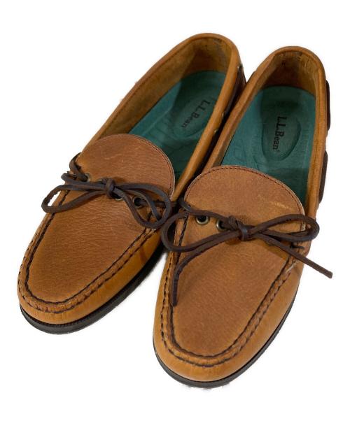 L.L.Bean（エルエルビーン マウンテンパーカー）L.L.Bean (エルエルビーン) デッキシューズ ブラウン サイズ:7Mの古着・服飾アイテム