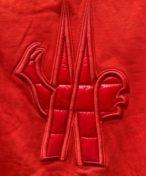 MONCLER（モンクレール）MONCLER (モンクレール) ビッグロゴ パデットスウェット レッド サイズ:Sの古着・服飾アイテム