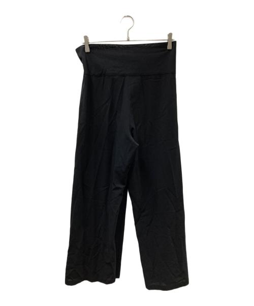 YOHJI YAMAMOTO（ヨウジヤマモト）YOHJI YAMAMOTO (ヨウジヤマモト) ラップワイドパンツ ブラック サイズ:SSの古着・服飾アイテム