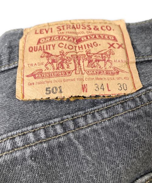 LEVI'S（リーバイス）LEVI'S (リーバイス) 90S 先染め501デニムパンツ ブラック サイズ:W34×L30の古着・服飾アイテム