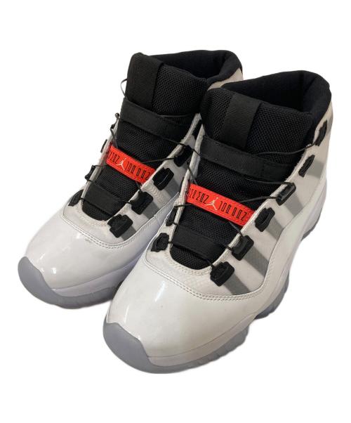 NIKE（ナイキ）NIKE (ナイキ) AIR JORDAN 11 ADAPT ホワイト×ブラック サイズ:25.5㎝の古着・服飾アイテム