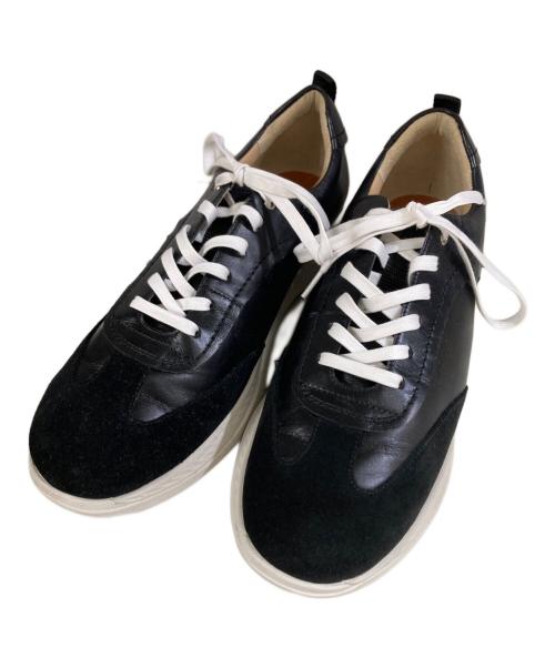 asics（アシックス）asics (アシックス) Pedala Sneaker Series ブラック×ホワイト サイズ:24の古着・服飾アイテム