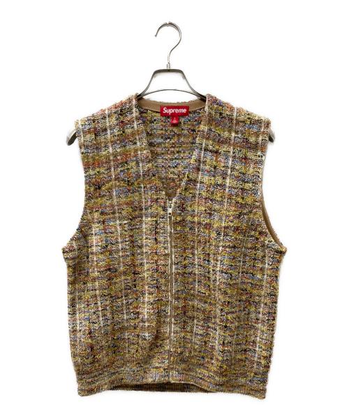 SUPREME（シュプリーム）SUPREME (シュプリーム) 25ss Speckled Zip Up Sweater Vest ベスト マルチカラー サイズ:Sの古着・服飾アイテム