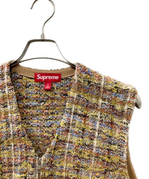 SUPREME（シュプリーム）SUPREME (シュプリーム) 25ss Speckled Zip Up Sweater Vest ベスト マルチカラー サイズ:Sの古着・服飾アイテム