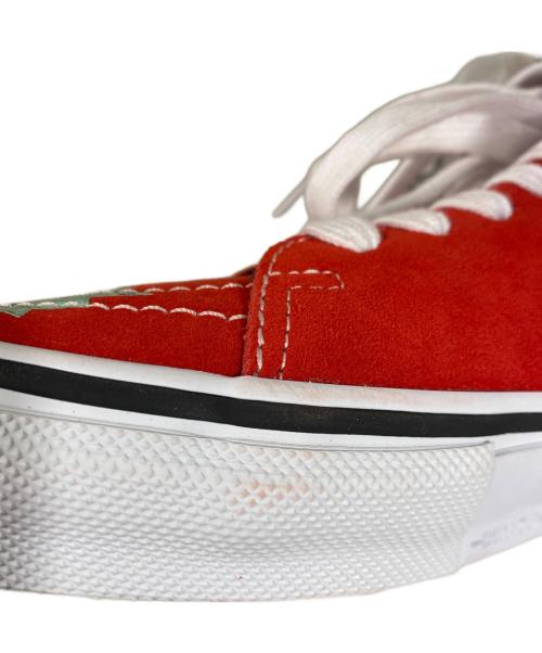 SUPREME（シュプリーム）SUPREME (シュプリーム) VANS (バンズ) Nate Lowman x Skate Grosso Mid Red スニーカー レッド×ホワイト サイズ:US8.5の古着・服飾アイテム