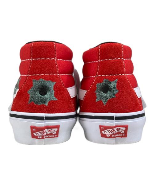 SUPREME（シュプリーム）SUPREME (シュプリーム) VANS (バンズ) Nate Lowman x Skate Grosso Mid Red スニーカー レッド×ホワイト サイズ:US8.5の古着・服飾アイテム