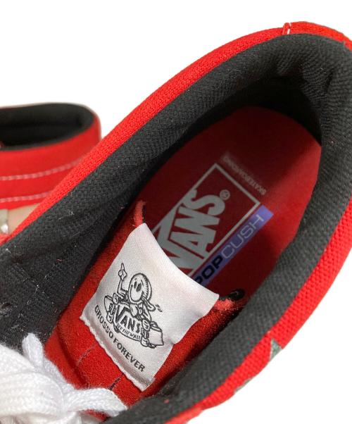 SUPREME（シュプリーム）SUPREME (シュプリーム) VANS (バンズ) Nate Lowman x Skate Grosso Mid Red スニーカー レッド×ホワイト サイズ:US8.5の古着・服飾アイテム