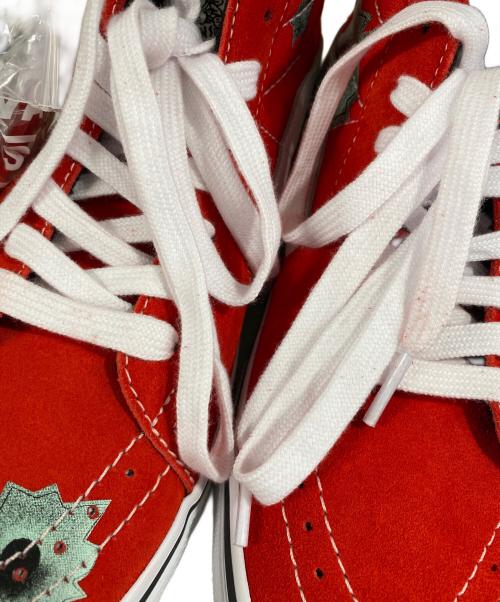SUPREME（シュプリーム）SUPREME (シュプリーム) VANS (バンズ) Nate Lowman x Skate Grosso Mid Red スニーカー レッド×ホワイト サイズ:US8.5の古着・服飾アイテム
