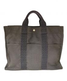 HERMES（エルメス）の古着「エールラインMM トートバッグ」｜グレー