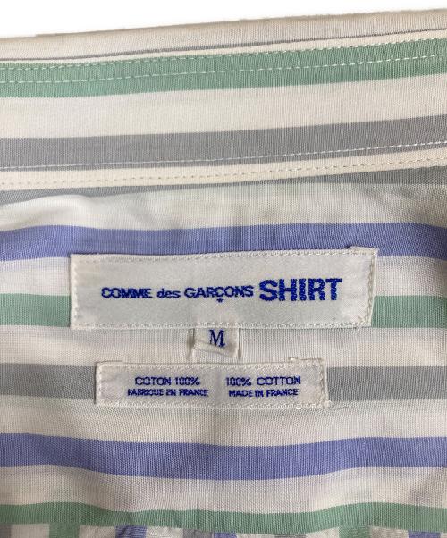 COMME des GARCONS SHIRT（コムデギャルソンシャツ）COMME des GARCONS SHIRT (コムデギャルソンシャツ) 90S パッチワークシャツ ホワイト サイズ:Mの古着・服飾アイテム