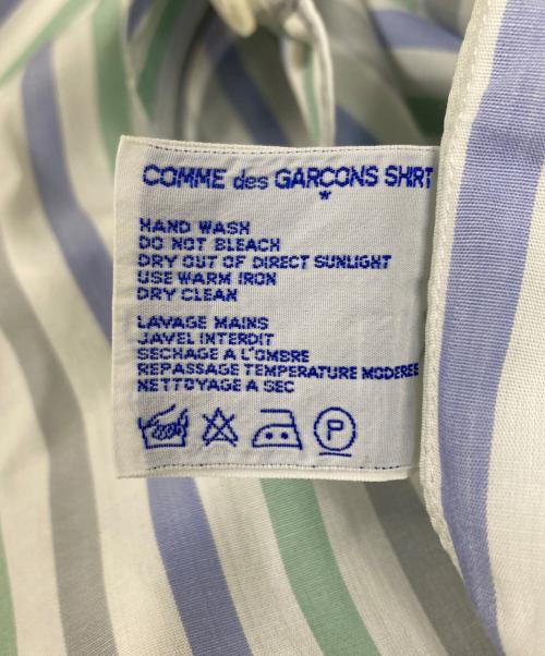 COMME des GARCONS SHIRT（コムデギャルソンシャツ）COMME des GARCONS SHIRT (コムデギャルソンシャツ) 90S パッチワークシャツ ホワイト サイズ:Mの古着・服飾アイテム