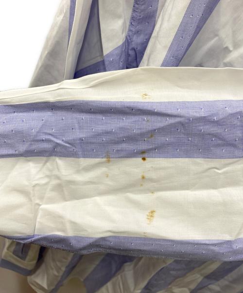 COMME des GARCONS SHIRT（コムデギャルソンシャツ）COMME des GARCONS SHIRT (コムデギャルソンシャツ) 90S ストライプシャツ ホワイト×ブルー サイズ:Ｍの古着・服飾アイテム