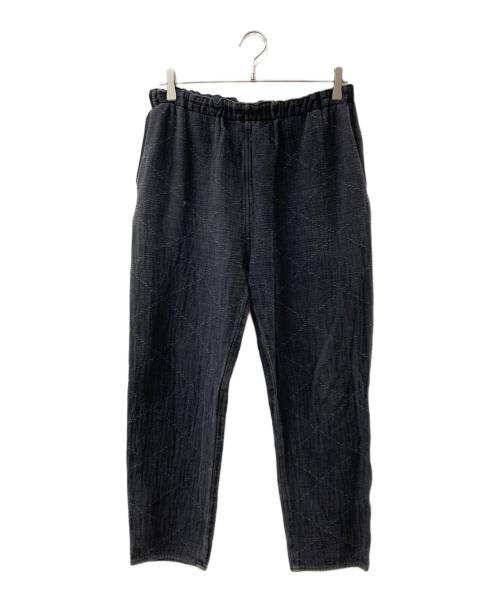 Porter Classic（ポータークラシック）Porter Classic (ポータークラシック) SASHIKO PANTS ブラック サイズ:Lの古着・服飾アイテム