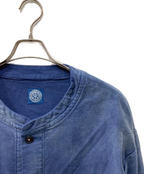 Porter Classic（ポータークラシック）Porter Classic (ポータークラシック) MOLESKIN NO-COLLAR JACKET インディゴ サイズ:XLの古着・服飾アイテム