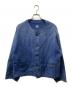 Porter Classic（ポータークラシック）の古着「MOLESKIN NO-COLLAR JACKET」｜インディゴ