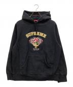 SUPREMEシュプリーム）の古着「17FW Centerpiece Hooded Sweatshirt」｜ブラック
