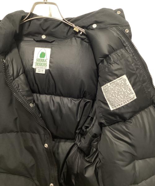 SIERRA DESIGNS（シエラデザインズ）SIERRA DESIGNS (シエラデザインズ) ダウンジャケット ブラック サイズ:Ｓの古着・服飾アイテム
