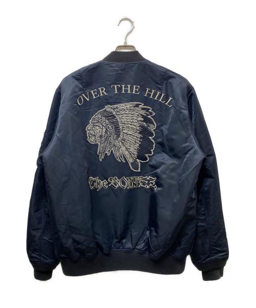 THE BONEZ（ザボーンズ）THE BONEZ (ザボーンズ) MA-1ジャケット ブラック サイズ:Mの古着・服飾アイテム