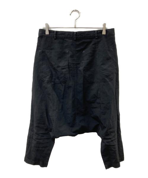 BLACK COMME des GARCONS（ブラックコムデギャルソン）BLACK COMME des GARCONS (ブラックコムデギャルソン) サルエルパンツ ブラック サイズ:Ｍの古着・服飾アイテム