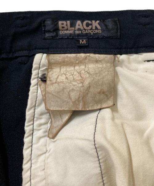 BLACK COMME des GARCONS（ブラックコムデギャルソン）BLACK COMME des GARCONS (ブラックコムデギャルソン) サルエルパンツ ブラック サイズ:Ｍの古着・服飾アイテム