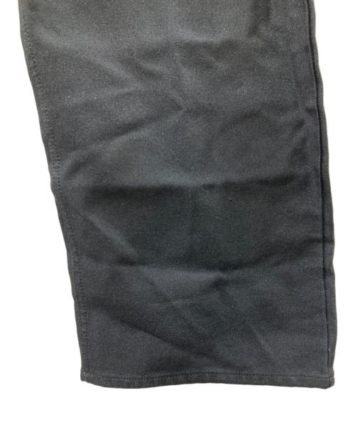 BLACK COMME des GARCONS（ブラックコムデギャルソン）BLACK COMME des GARCONS (ブラックコムデギャルソン) エステルシュクカイストレートパンツ ブラック サイズ:XLの古着・服飾アイテム