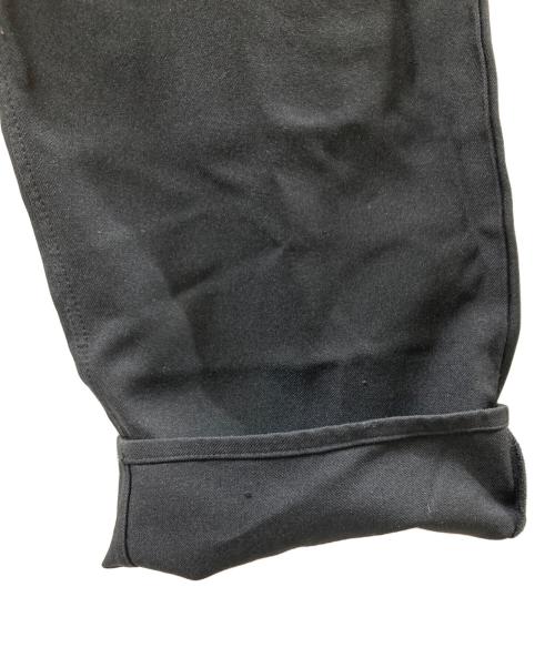 BLACK COMME des GARCONS（ブラックコムデギャルソン）BLACK COMME des GARCONS (ブラックコムデギャルソン) エステルシュクカイストレートパンツ ブラック サイズ:XLの古着・服飾アイテム