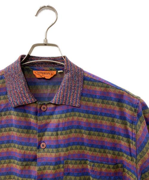 missoni（ミッソーニ）missoni (ミッソーニ) 総柄シャツ マルチカラー サイズ:Sの古着・服飾アイテム