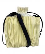 PLEATS PLEASEプリーツプリーズ）の古着「ショルダーバッグ」｜イエロー