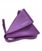 LOEWEロエベ）の古着「オリガミネックポーチ」｜パープル