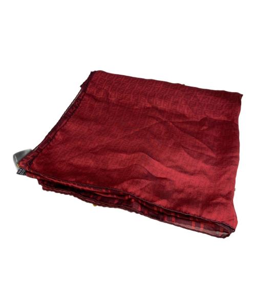 FENDI（フェンディ）FENDI (フェンディ) ズッカ柄シルストール レッドの古着・服飾アイテム