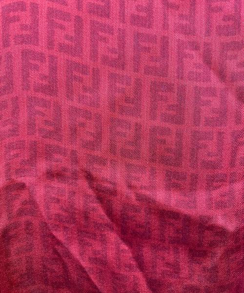 FENDI（フェンディ）FENDI (フェンディ) ズッカ柄シルストール レッドの古着・服飾アイテム