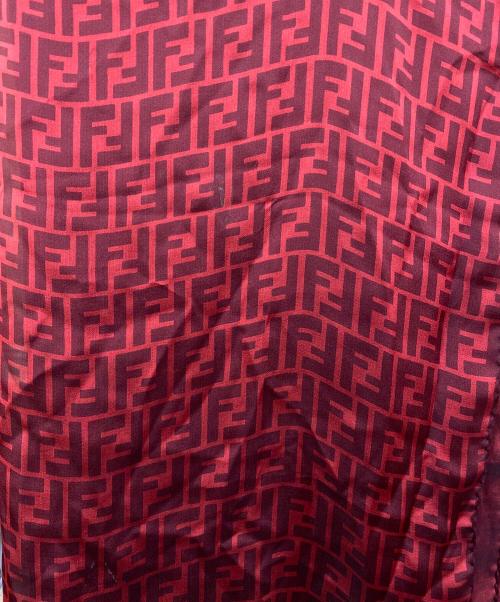 FENDI（フェンディ）FENDI (フェンディ) ズッカ柄シルストール レッドの古着・服飾アイテム