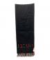 中古・古着 GUCCI (グッチ) ストライプウールマフラー マルチカラー：15000円